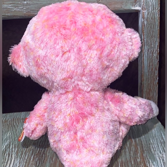 Ty Beanie Boo Rubie the Monkey 9” glittery eyes 2014 - Picture 8 of 8